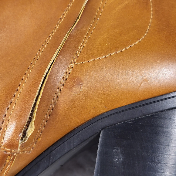 \NEW Franco Sarto Vivica womens bootie Brown faux leather size 10 - Picture 7 of 7